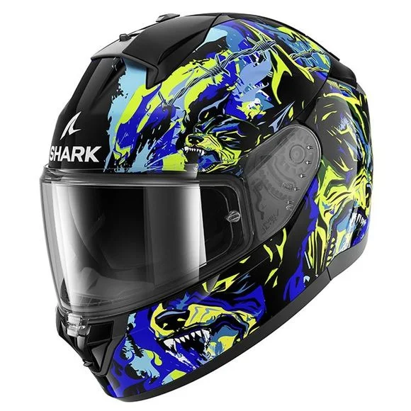 Casque Shark RIDILL 2 RACING BEAST – Bleu Ref : SH1749-C19551