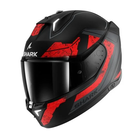 Casque Shark SKWAL i3 – RHAD – Noir / Rouge Ref : SH1692-CKURM