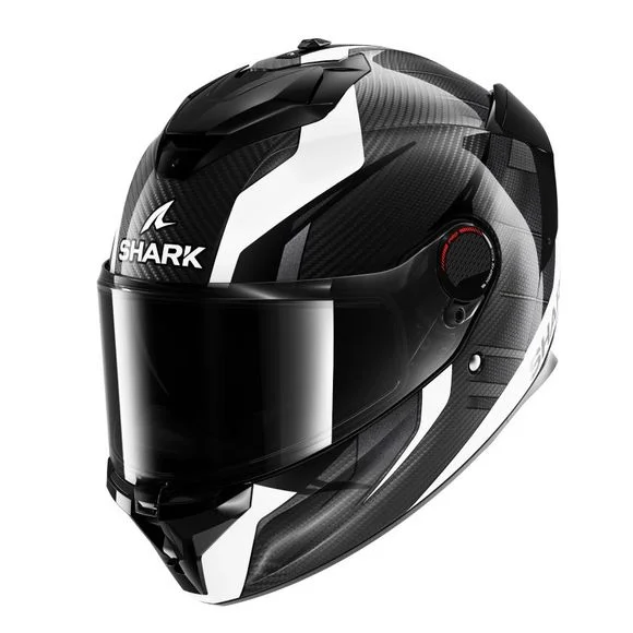 Casque Shark SPARTAN GT PRO – KULTRAM CARBON – Noir / Blanc Ref : SH1709-C3112