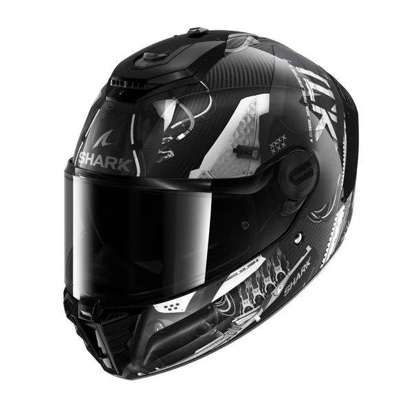 Casque Shark SPARTAN RS CARBON XBOT – Noir / Gris Ref : SH1712-C38354
