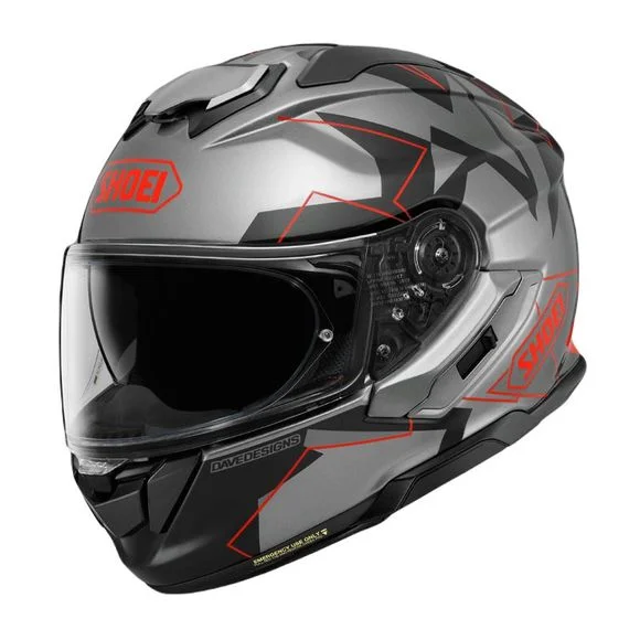 Casque Shoei GT-AIR 3 – GRIP MM93 – Noir / Rouge Ref : SI0566