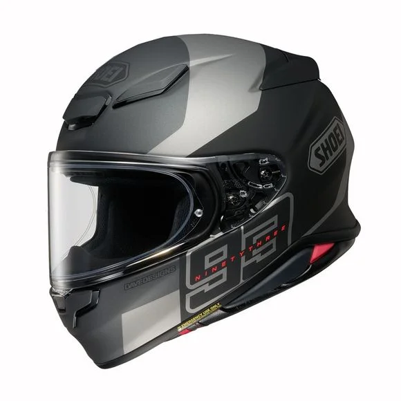 Casque Shoei NXR2 – MM93 COLLECTION RUSH – Noir / Gris Ref : SI0519