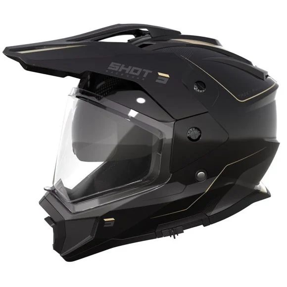 Casque Shot TRECK – RALLY – Noir / Beige Ref : SO2423