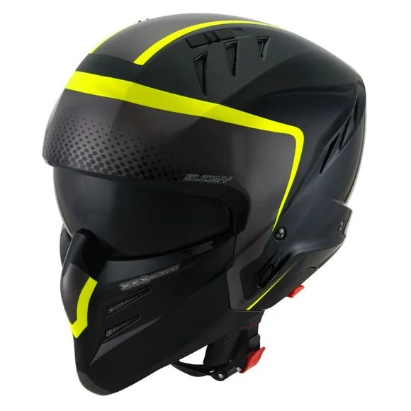 Casque Suomy ARMOR – CREW – Noir / Jaune Ref : SU0397