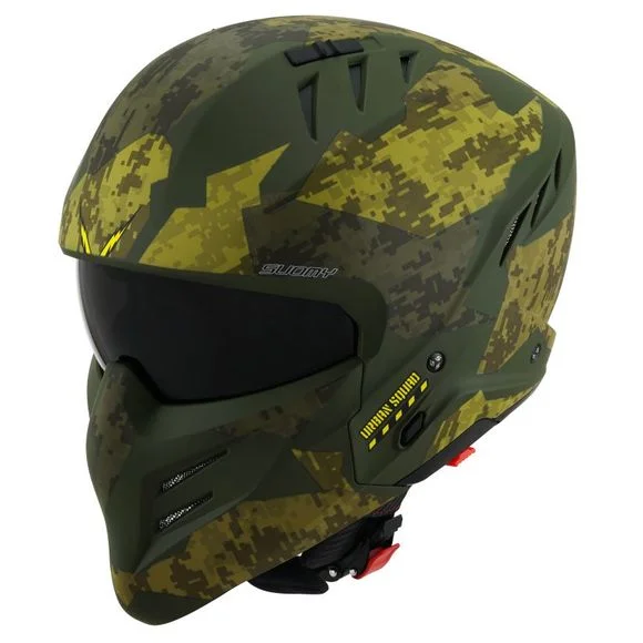 Casque Suomy ARMOR – URBAN SQUAD CAMOUFLAGE – Vert Ref : SU0395