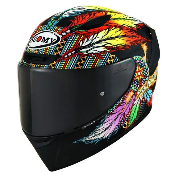 Casque Suomy TRACK-1 – CHIEFTAIN – Noir Ref : SU0391
