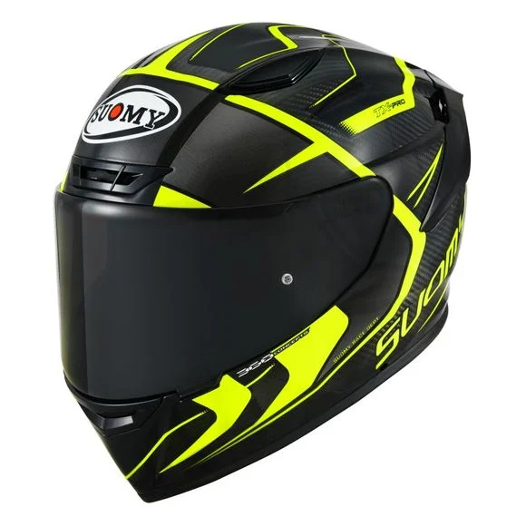 Casque Suomy TX-PRO CARBON – ADVANCE – Noir / Jaune Ref : SU0386