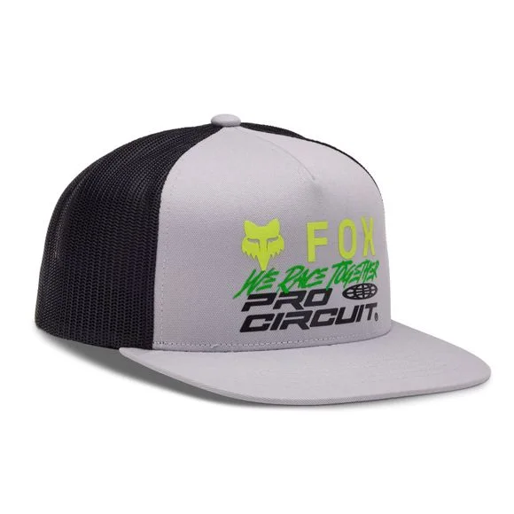 Casquette Fox FOX X PRO CIRCUIT SB HAT – Gris / Blanc Ref : FX4491