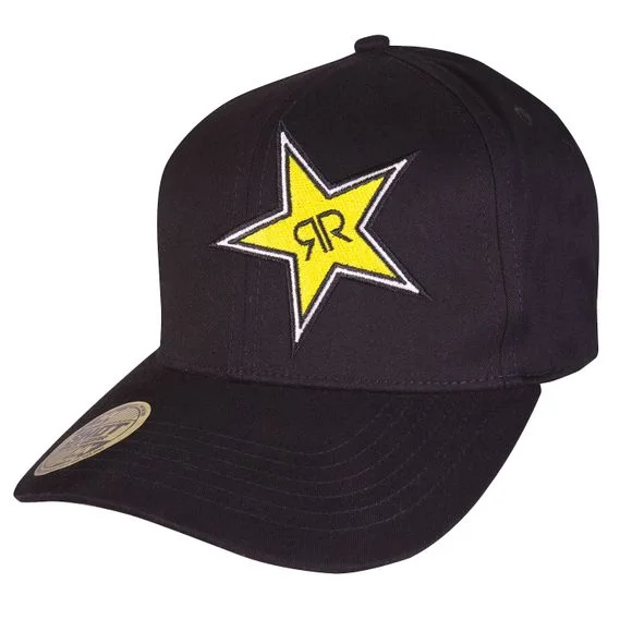 Casquette Shot ROCKSTAR OLLY – Noir / Jaune Ref : SO2025
