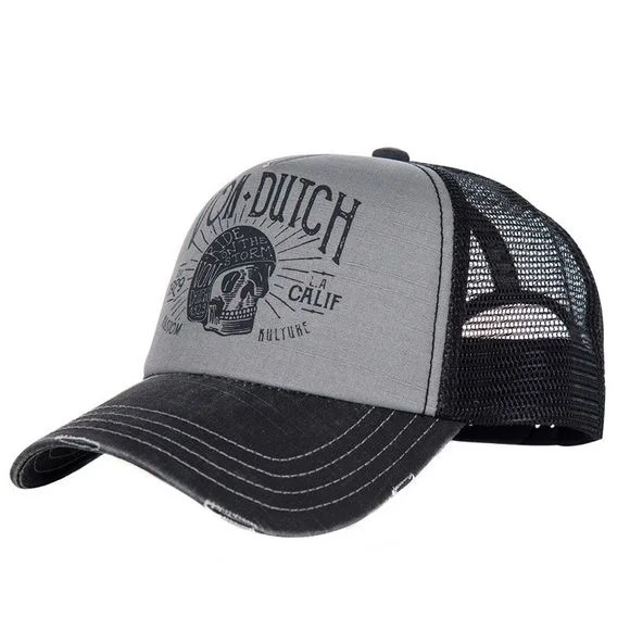 Casquette Von Dutch BASEBALL – Gris Ref : VDH0042 / VD/0/CAS1/CREW1B-TU