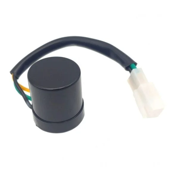 Centrale de clignotants Brazoline AUTO-REGULEE 3 Broches Ampoule et Led (HONDA, YAMAHA, SUZUKI, KAWASAKI, etc) Universel – Noir Ref : BRZ0116 / 5106ADAT
