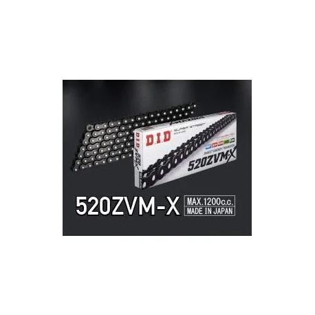 Chaine D.I.D. 520ZVM-X X-Ring pas 520