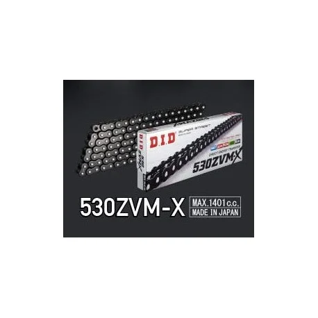 Chaine D.I.D. 530ZVM-X X-Ring pas 530