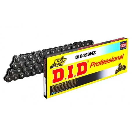 Chaine de transmission D.I.D 428 NZ noir/noir 88 maillons