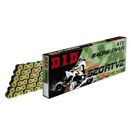 Chaine de transmission D.I.D 520ATV2 X-Ring 520