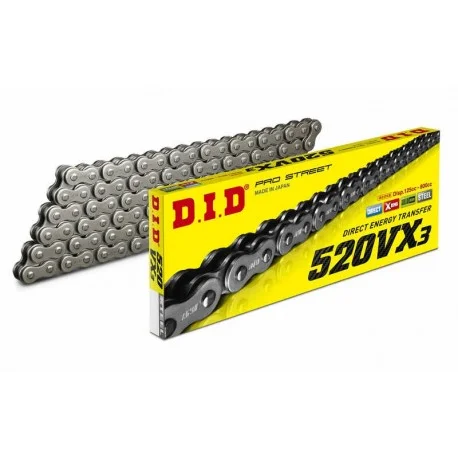 Chaine de transmission D.I.D 520VX3 X-Ring 520