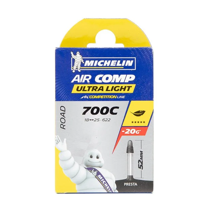 Chambre à air valve Presta Ultra Light 700×18-25