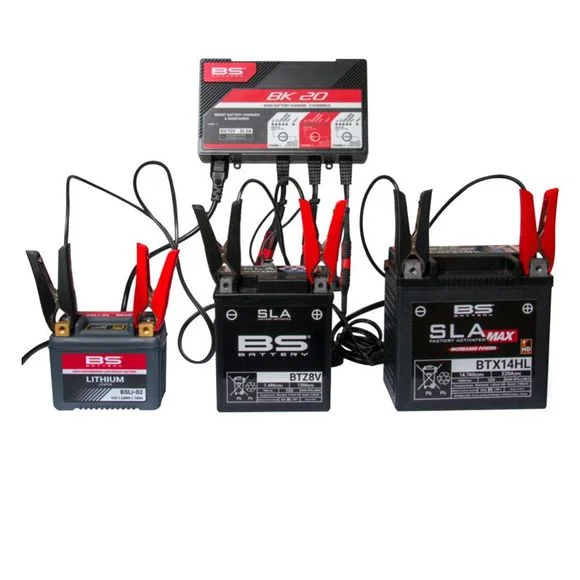 Chargeur BS Battery BK20 Intelligent 6V/12V 3X2A (batterie acide/lithium) Universel Ref : BSB0006 / 1105619