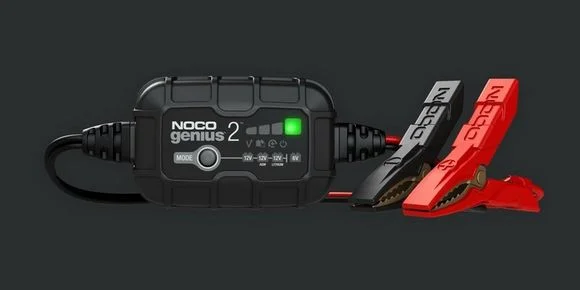 Chargeur Noco de batterie intelligent montage avec pinces Genius2 6/12V 2A Ref : NOCO00002A / 1079653