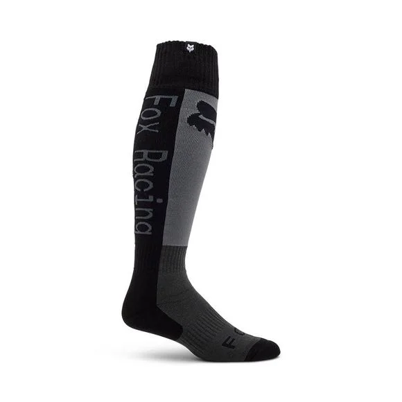 Chaussettes MX Fox 180 LEAN – Gris / Noir Ref : FX5105