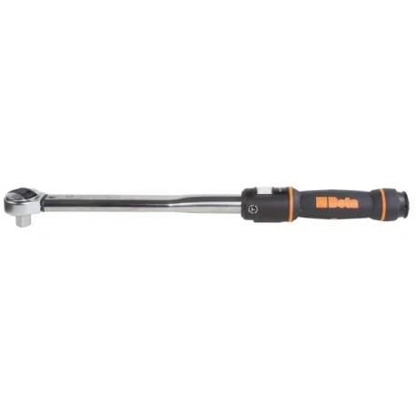 Cle dynamometrique a declanchement BETA 5-25Nm 1/4 » avec cliquet reversible pour serrage a droite/precision ± 3%/2 pieces