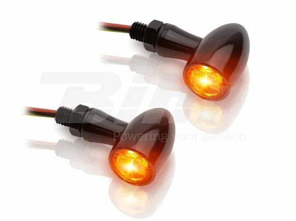 Clignotant Bihr LED V-PARTS 12V alu noir Universel Ref : BI00374A / 1101280