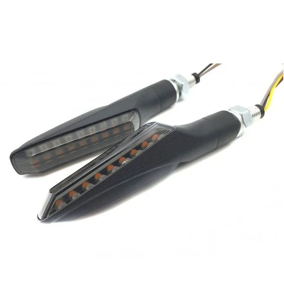 Clignotant Brazoline GALAXY à Leds (clignotants et stop) Universel – Noir Ref : BRZ0048 / 10268