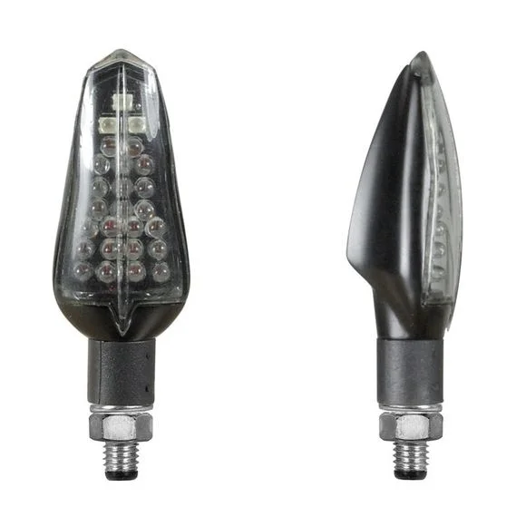 Clignotant Chaft Fresh à led avec feux de position (La paire) Universel – Noir Ref : CH0419