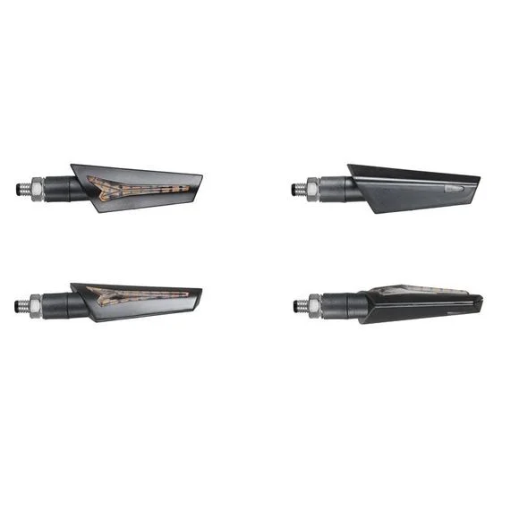 Clignotant Chaft HARPER LED (La paire) Universel – Noir Ref : CH0634