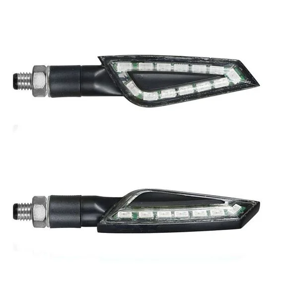 Clignotant Chaft SHELTER LED (La paire) Universel – Noir Ref : CH0475