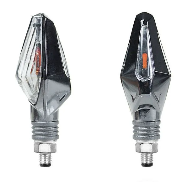 Clignotant Chaft Sliver LED (La paire) Universel – Noir Ref : CH0423