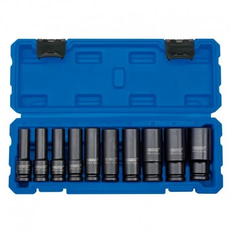 Coffret de 10 douilles a choc DRAPER 1/2
