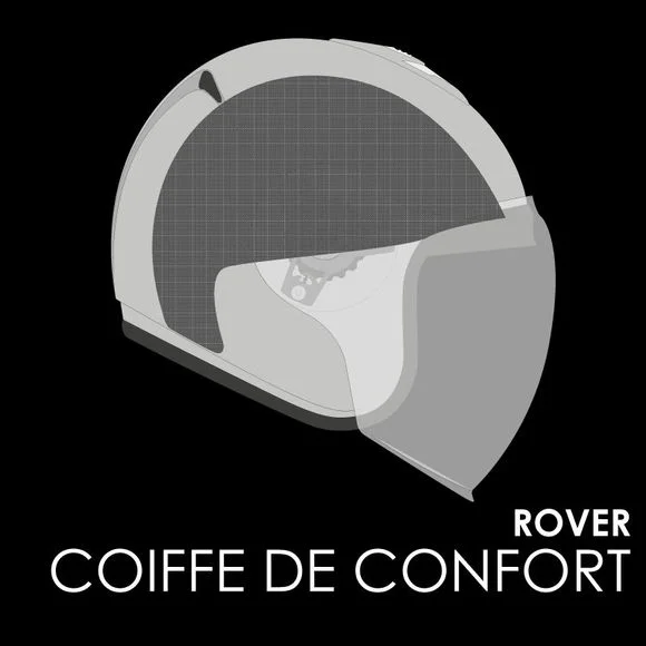 Coiffe ROOF RO31 / RO38 ROVER – Noir Ref : RO0325