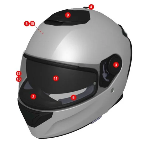 Coiffe Shark SPARTAN 1.2 – Noir Ref : SH1214