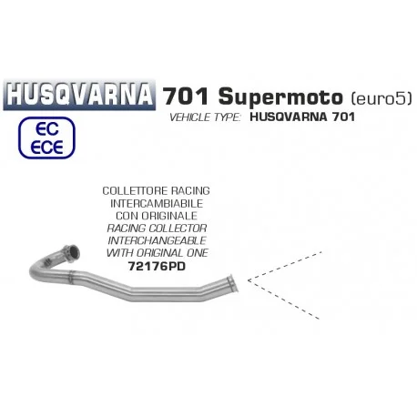Collecteur d’Echappement ARROW HUSQVARNA 701 SUPERMOTO 2021-2023
