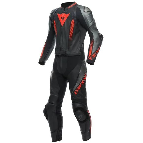 Combinaison Dainese LAGUNA SECA 5 – 2 PIECES – Noir / Rouge Ref : DN2060
