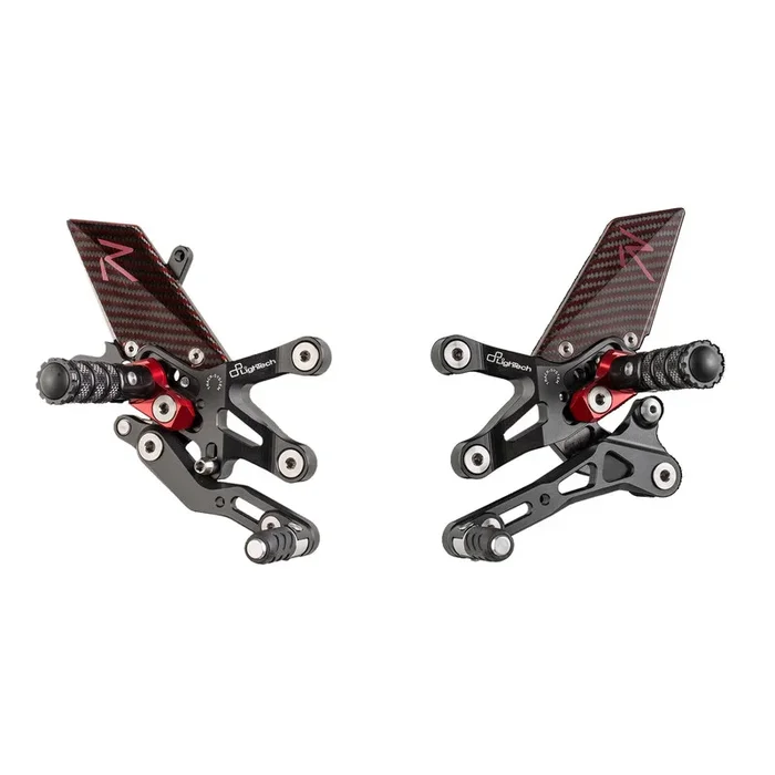 Commandes reculées réglables LIGHTECH Racing – sélection standard/inversée
