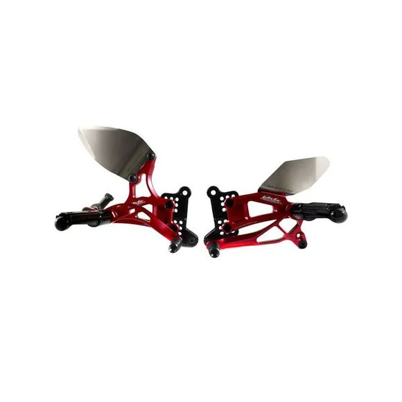 Commandes reculées Valter Moto TYPE 2.5 – RougeYAMAHA 1000 YZF-R1 (RN19) – 2007 – 2008Ref : PEY058NT25A