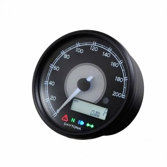 Compteur Digital Daytona velona 200 KM/H Universel – Noir Ref : 87790