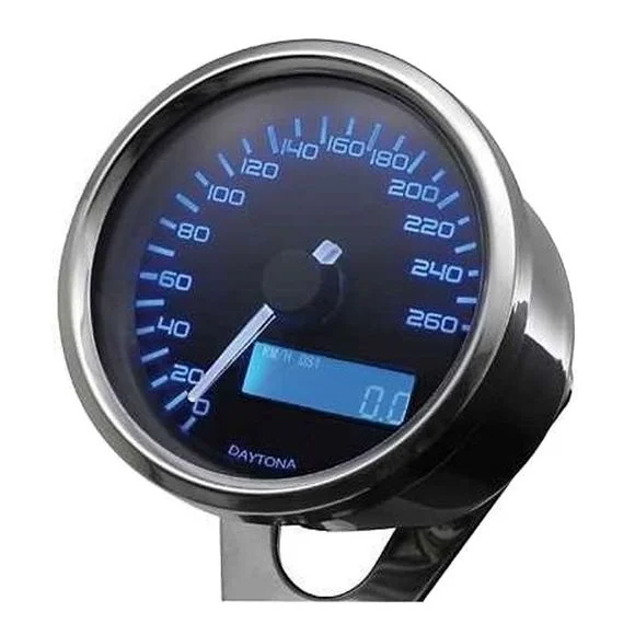 Compteur Digital Daytona velona chrome Universel – Gris Ref : 18307 / 86267