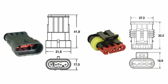Connectique Bihr Jeu de génériques 4 voies – 5 jeux complets Universel Ref : BI01983A / 1079717