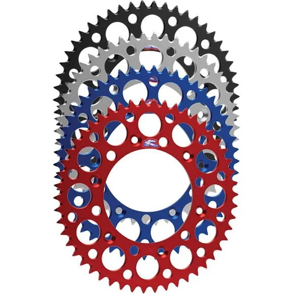Couronne Renthal Ultra light Anodise orange Anti boue 48 dents Ref : 491308 / 1075636005