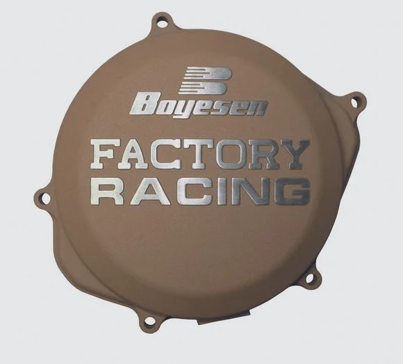 Couvercle de carter d’embrayage Boyesen Factory Racing magnésiumKAWASAKI 125 KX 125 (KX125M) – 2003 – 2005Ref : BOY00006A / 1073684