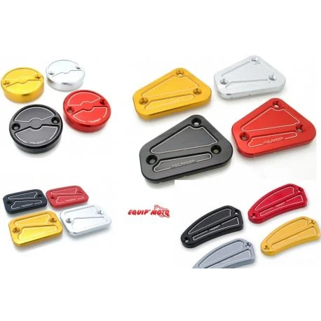 Couvercle maitre-cylindre frein CNC arriere BMW R1200GS/ADVENTURE / S1000RR / K1300R / DUCATI 1200 DIAVEL/MULTISTRADA