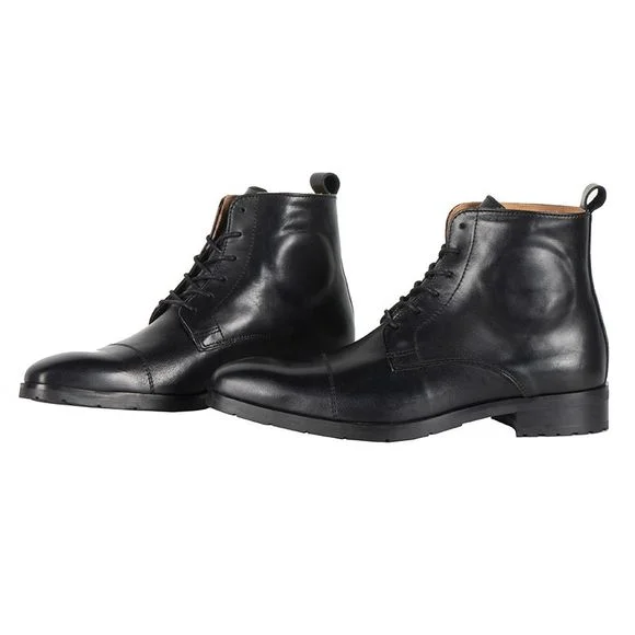 Demi-bottes Helstons HERITAGE CIRE – Noir Ref : HS0708