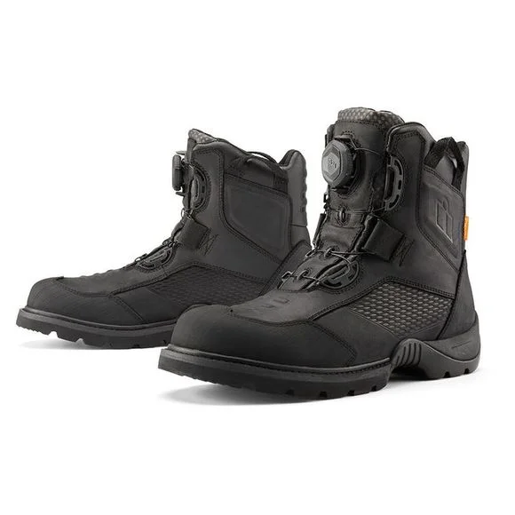 Demi-bottes Icon STORMHAWH WP – Noir Ref : IC0778
