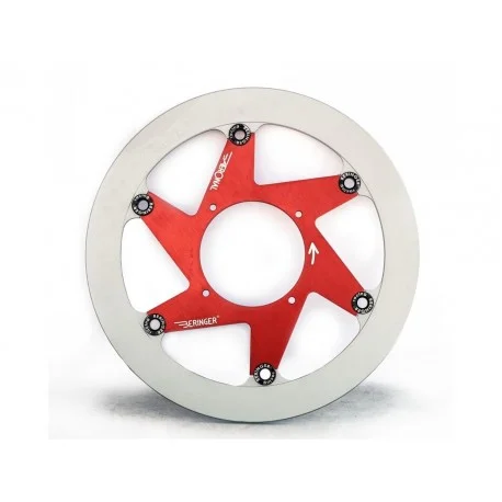 Disque de frein BERINGER Aeronal fonte flottant rouge – TM2LGRF
