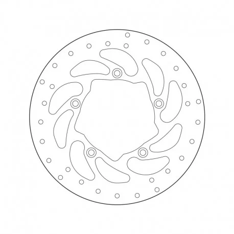 Disque de frein BREMBO Serie Oro fixe 68B407P9