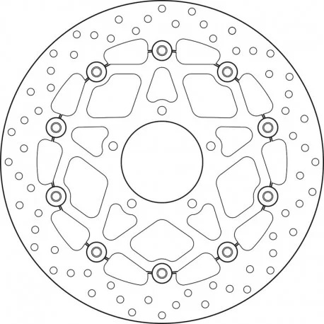 Disque de frein moto BREMBO ORO FLOTTANT 78B40893