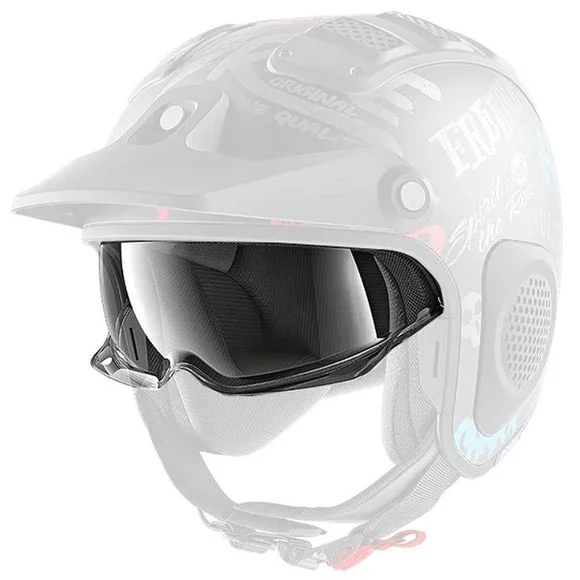 Ecran casque Shark CLEAR & SMOKE – X-DRAK / ATV DRAK / S-DRAK – Gris Ref : SH1142